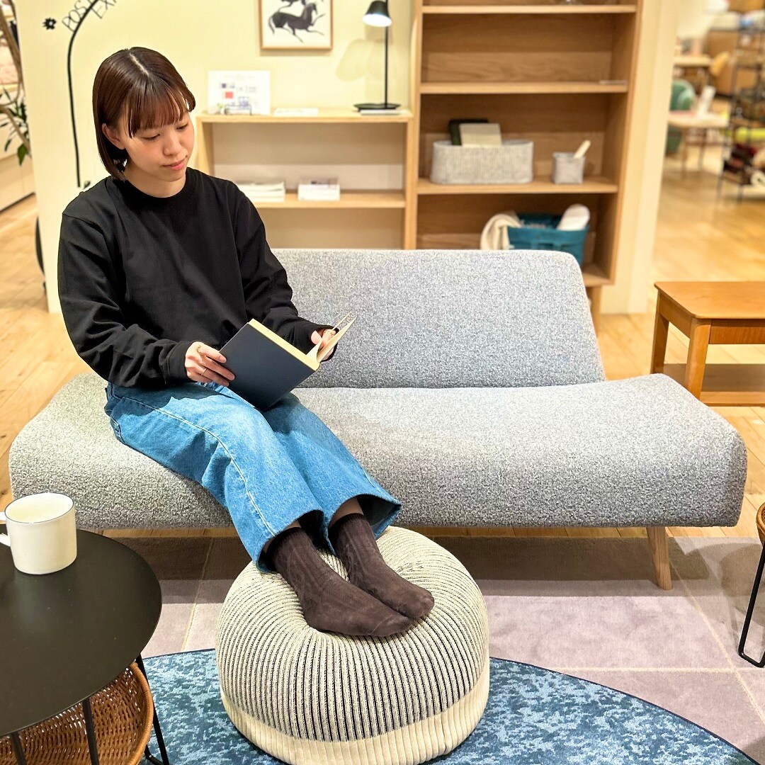 IDÉE新宿店】20年愛されるAO SOFA、大人なブークレ生地でリニューアル